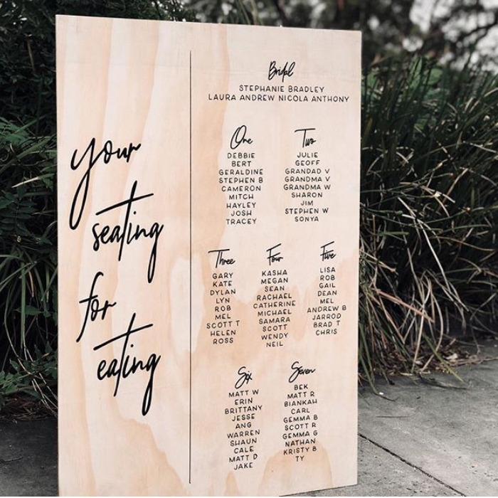 Wedding Seating Chart